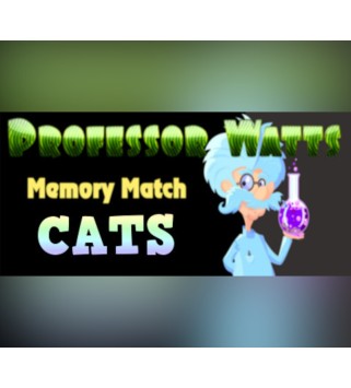 Professor Watts Memory Match Cats Steam Key GLOBAL